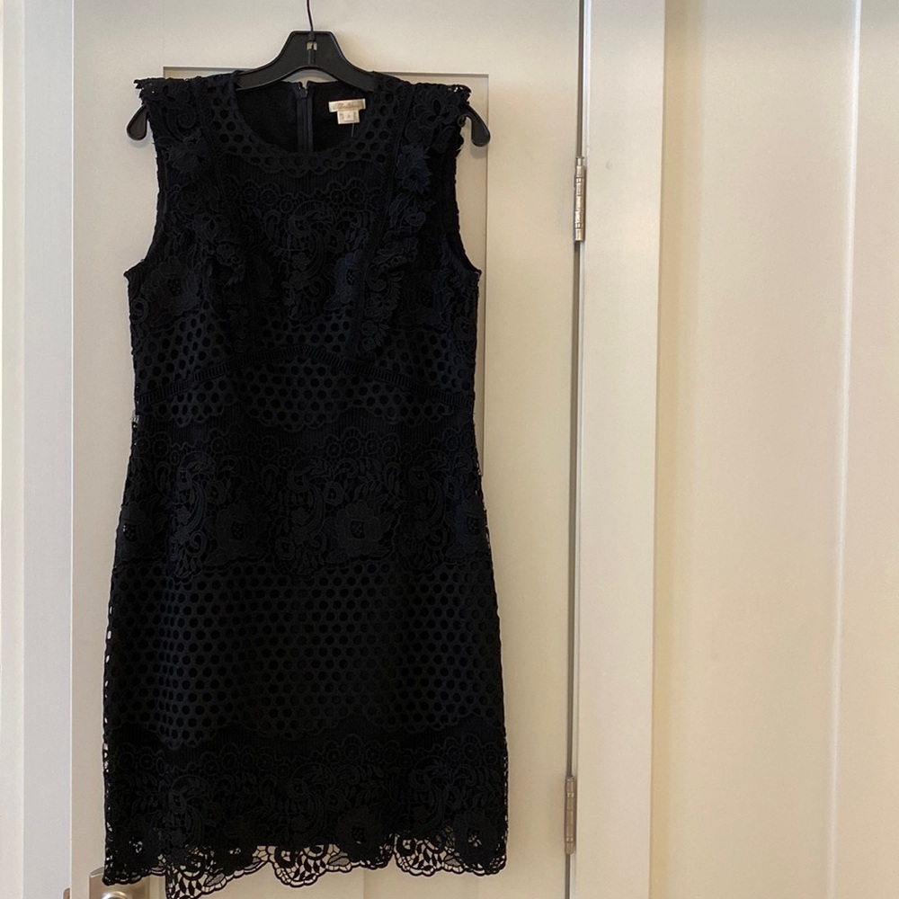 Shoshanna black lace dress size 8, New With Tags.